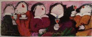 Borrel in pink