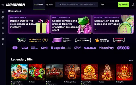 Recensione del casinò Immerion